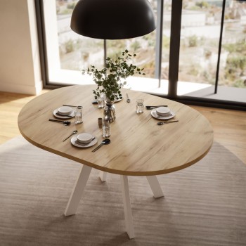 Okrągły stół rozkładany VOLTA LOFT