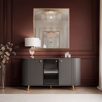 Komoda ELODIE II 3D z oświetleniem LED