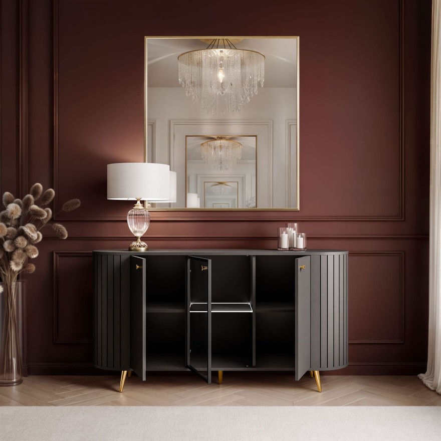 Komoda ELODIE II 3D z oświetleniem LED