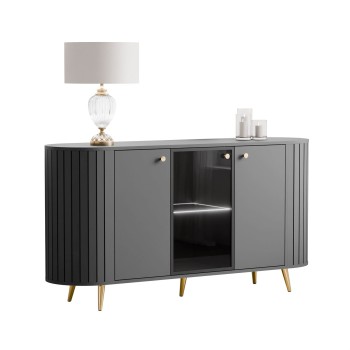 Komoda ELODIE II 3D z oświetleniem LED