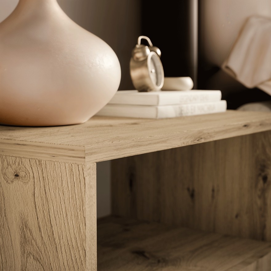 Stolik nocny NELA z lamelami