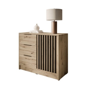 Komoda NELA 1D3S z lamelami