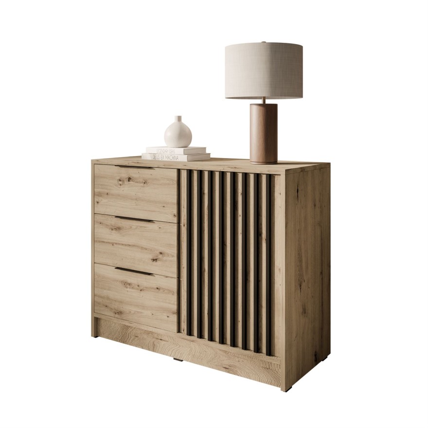 Komoda NELA 1D3S z lamelami