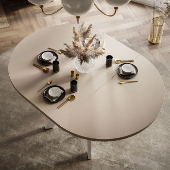 Zestaw do jadalni VOLTA MATT z czterema krzesłami