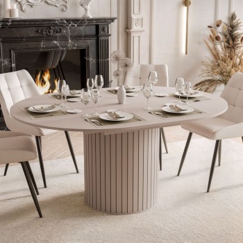 Stół rozkładany ELODIE 120 - 160 cm