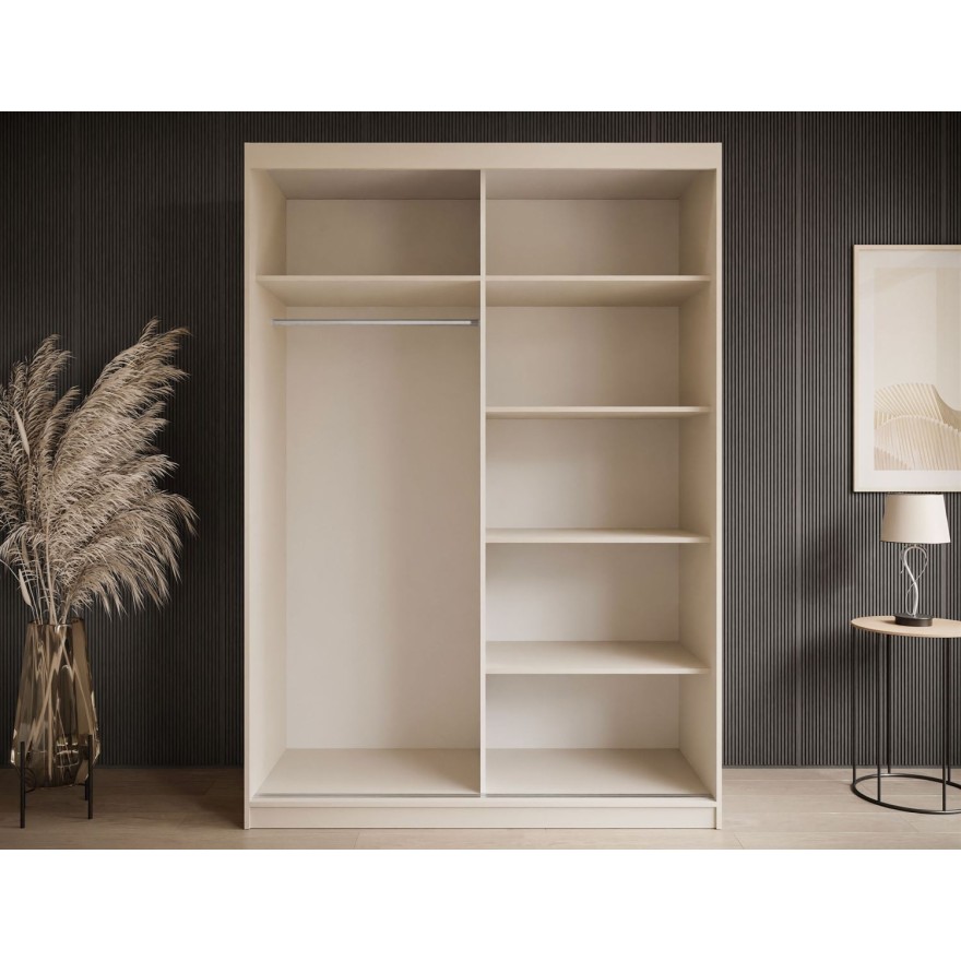 Szafa przesuwna CAMARO II PLUS KASZMIR z lustrem 150 cm