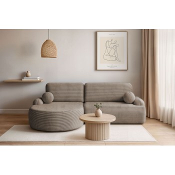 Zaokrąglony narożnik CLEO II z funkcją spania