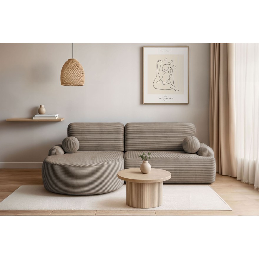 Zaokrąglony narożnik CLEO II z funkcją spania