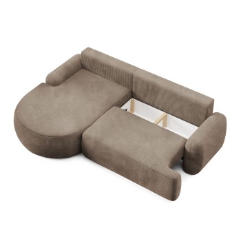 Zaokrąglony narożnik CLEO II z funkcją spania