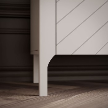 Dwudrzwiowa komoda z szufladami LUMI