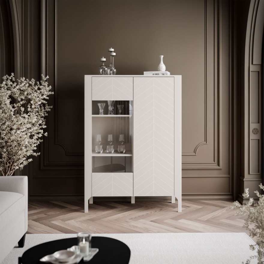 Dwudrzwiowa przeszklona witryna LUMI