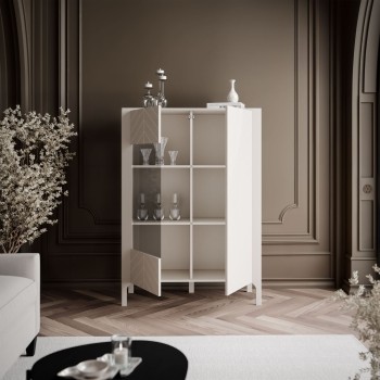 Dwudrzwiowa przeszklona witryna LUMI