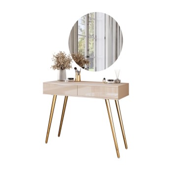 Toaletka SIENNA GLAMOUR KASZMIR z lustrem LED