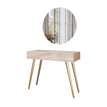 Toaletka SIENNA GLAMOUR KASZMIR z lustrem LED