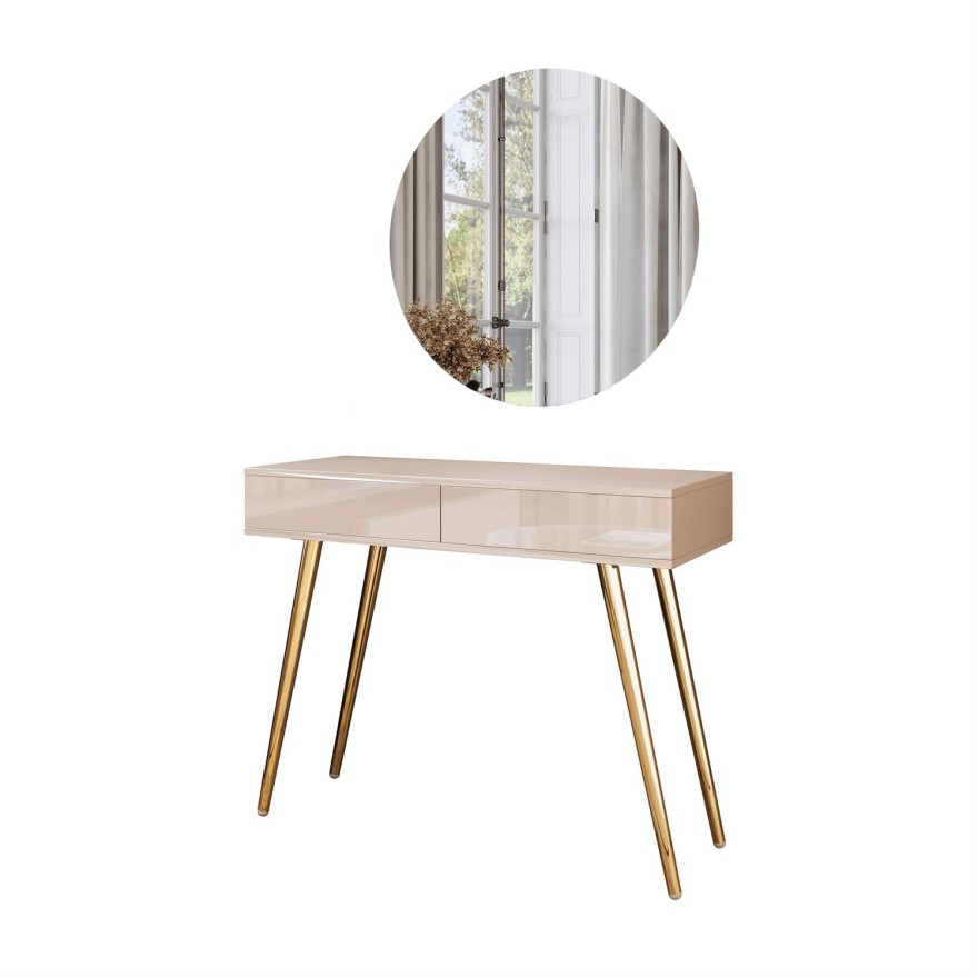 Toaletka SIENNA GLAMOUR KASZMIR z lustrem LED