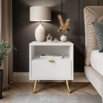 Szafka nocna ALDO z oświetleniem LED