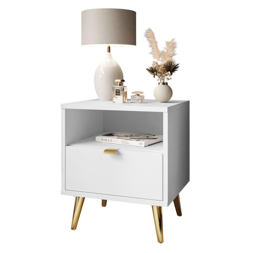 Szafka nocna ALDO z oświetleniem LED