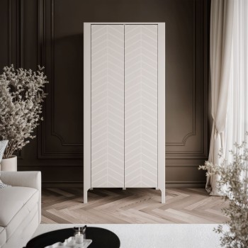 Dwudrzwiowa szafa LUMI 90 cm