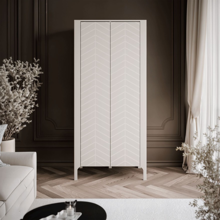 Dwudrzwiowa szafa LUMI 90 cm