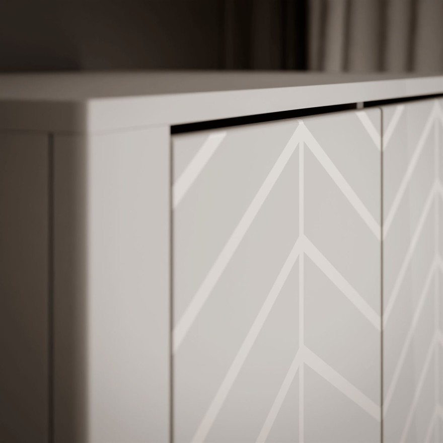 Dwudrzwiowa szafa LUMI 90 cm