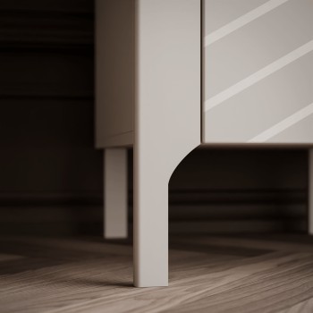 Dwudrzwiowa szafa LUMI 90 cm