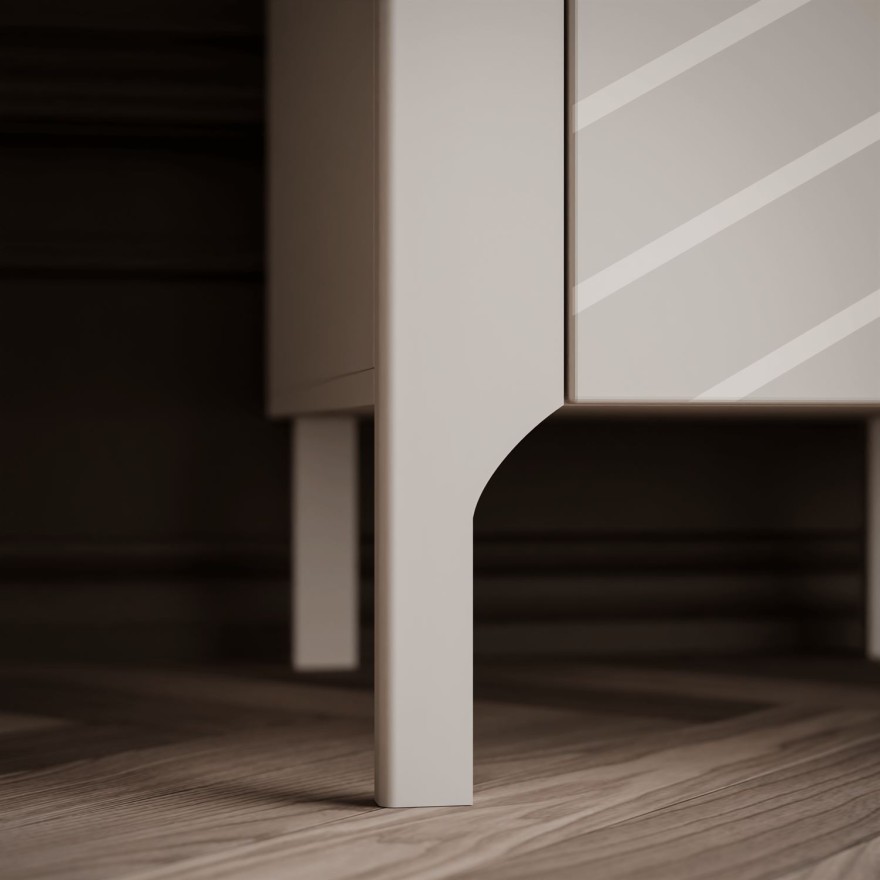 Dwudrzwiowa szafa LUMI 90 cm