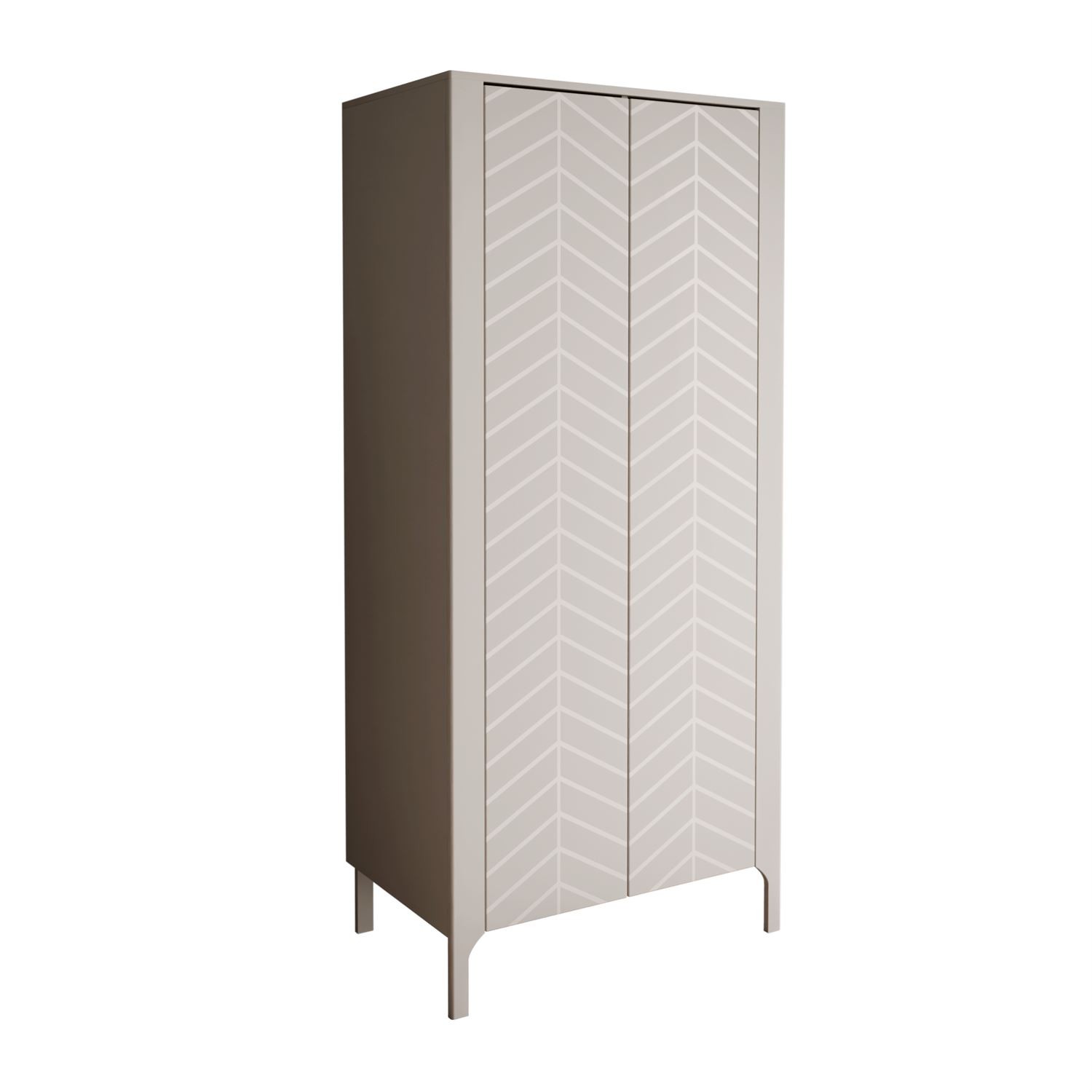 Dwudrzwiowa szafa LUMI 90 cm