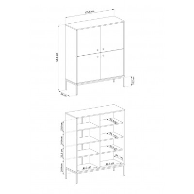 Komoda DON BEIGE MK104 beż