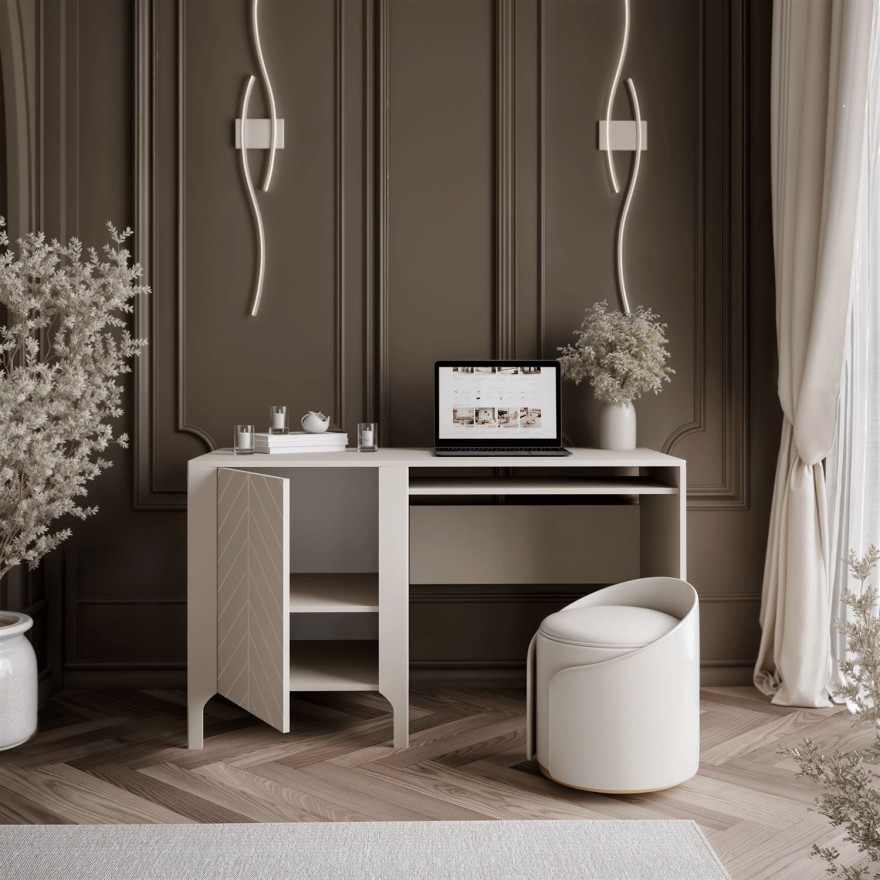 Biurko LUMI z półką pod blatem