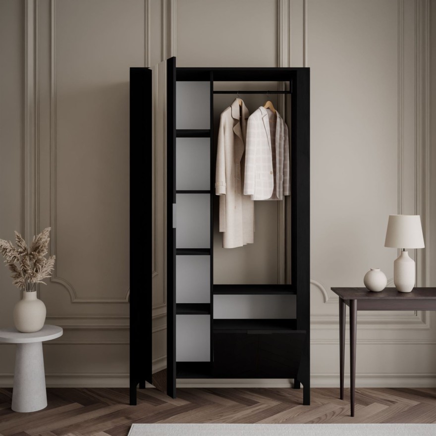 Garderoba LUMI z lustrem