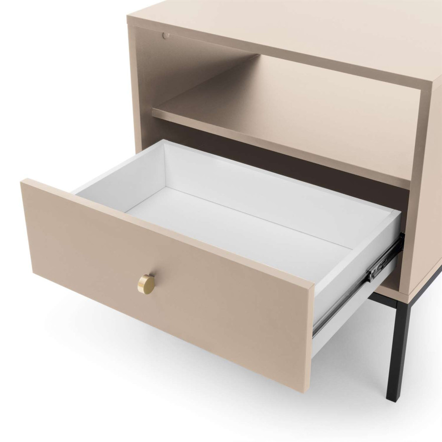 Stolik nocny DON BEIGE MS54 beż Stolik nocny DON BEIGE MS54 beż
