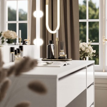 Toaletka MADA z lustrem i oświetleniem