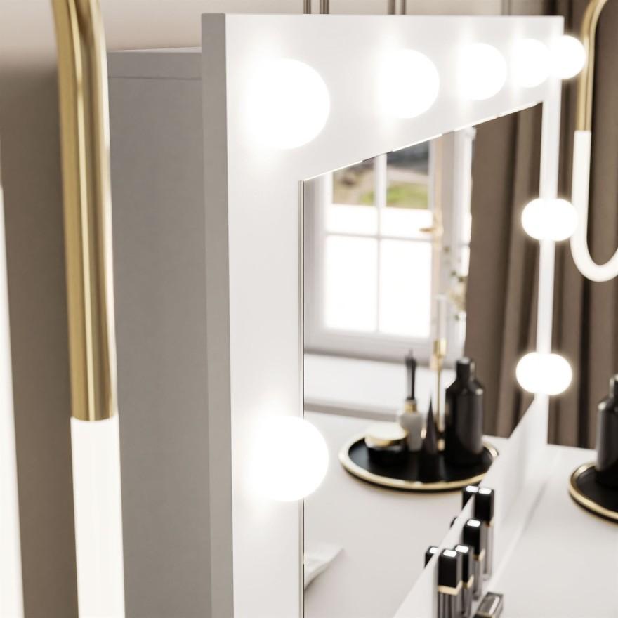 Toaletka MADA z lustrem i oświetleniem