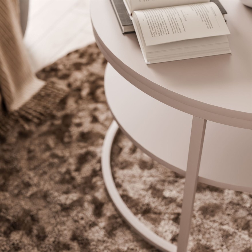 Stolik Kawowy CIRI MAT KASZMIR z półką