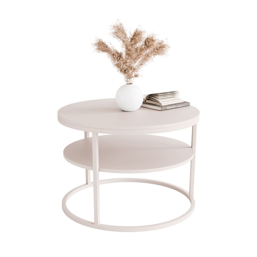 Stolik Kawowy CIRI MAT KASZMIR z półką