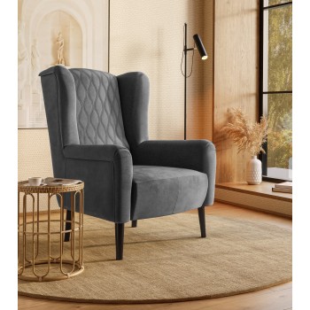 Fotel tapicerowany CANTO ROUND 3D