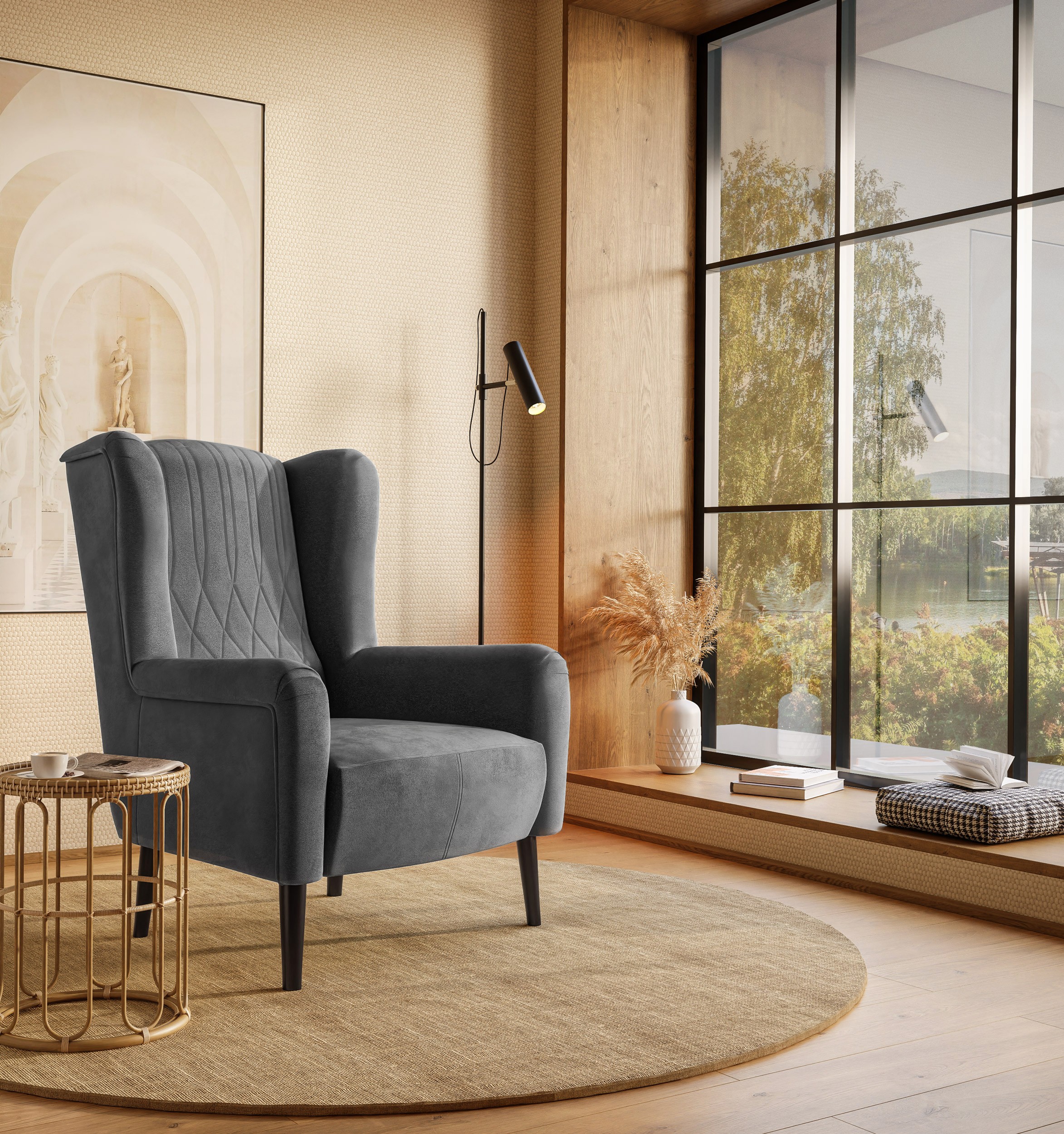 Fotel tapicerowany CANTO TOWER 3D