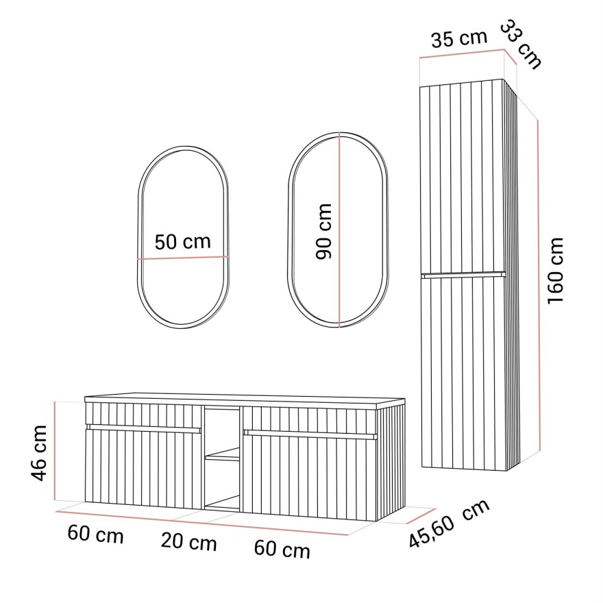 Zestaw łazienkowy FLORIS II