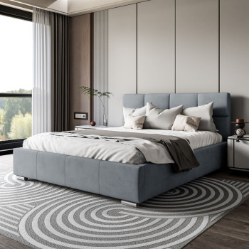 copy of Łóżko tapicerowane SARA z wysokim zagłówkiem