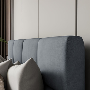 copy of Łóżko tapicerowane SARA z wysokim zagłówkiem