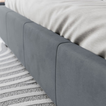 copy of Łóżko tapicerowane SARA z wysokim zagłówkiem