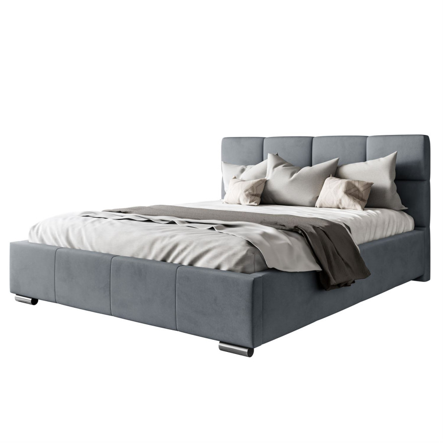 copy of Łóżko tapicerowane SARA z wysokim zagłówkiem