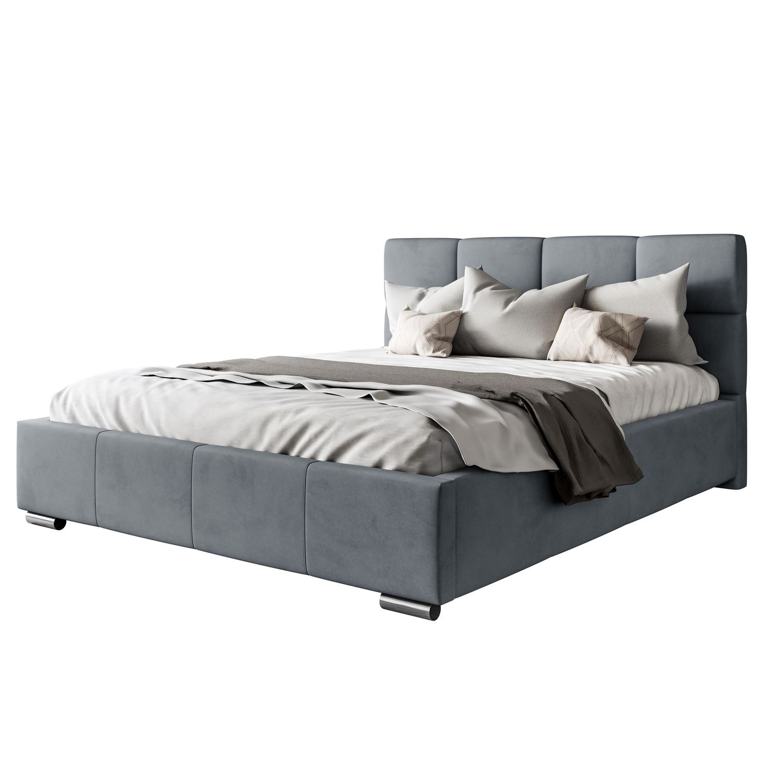 copy of Łóżko tapicerowane SARA z wysokim zagłówkiem