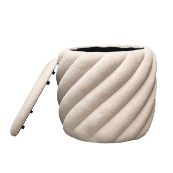 Pufa tapicerowana NOEL z pojemnikiem