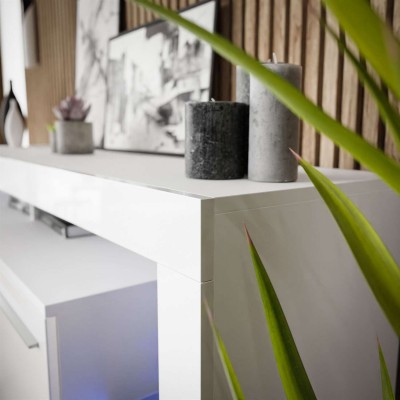 Komoda z nadstawką RIVA II Plus wysoki połysk