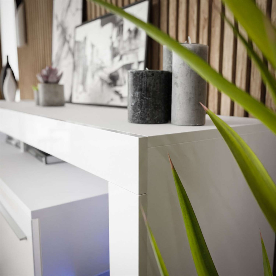 Komoda z nadstawką RIVA II Plus wysoki połysk