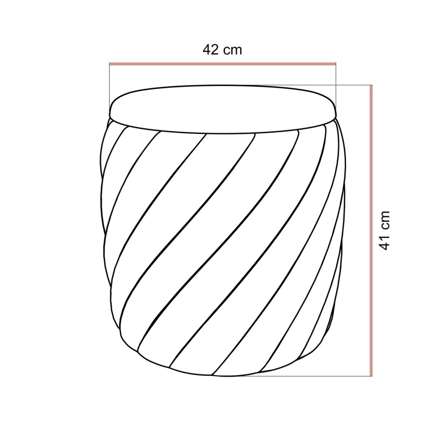 Pufa tapicerowana NOEL z pojemnikiem