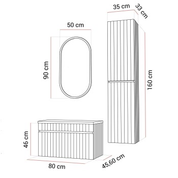Zestaw łazienkowy FLORIS