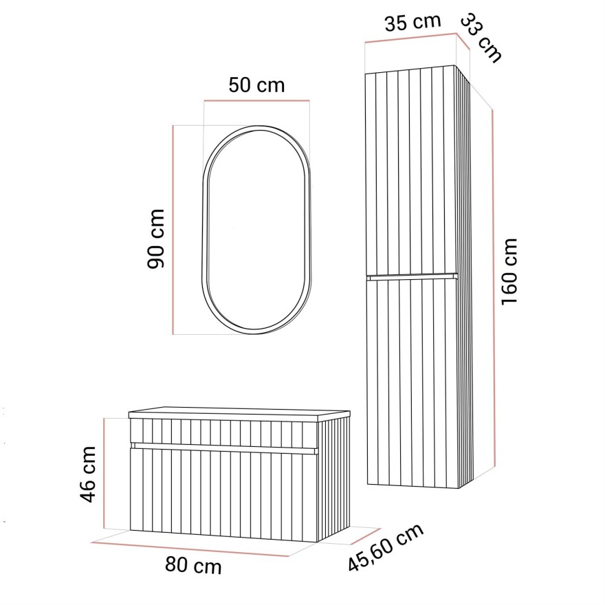Zestaw łazienkowy FLORIS