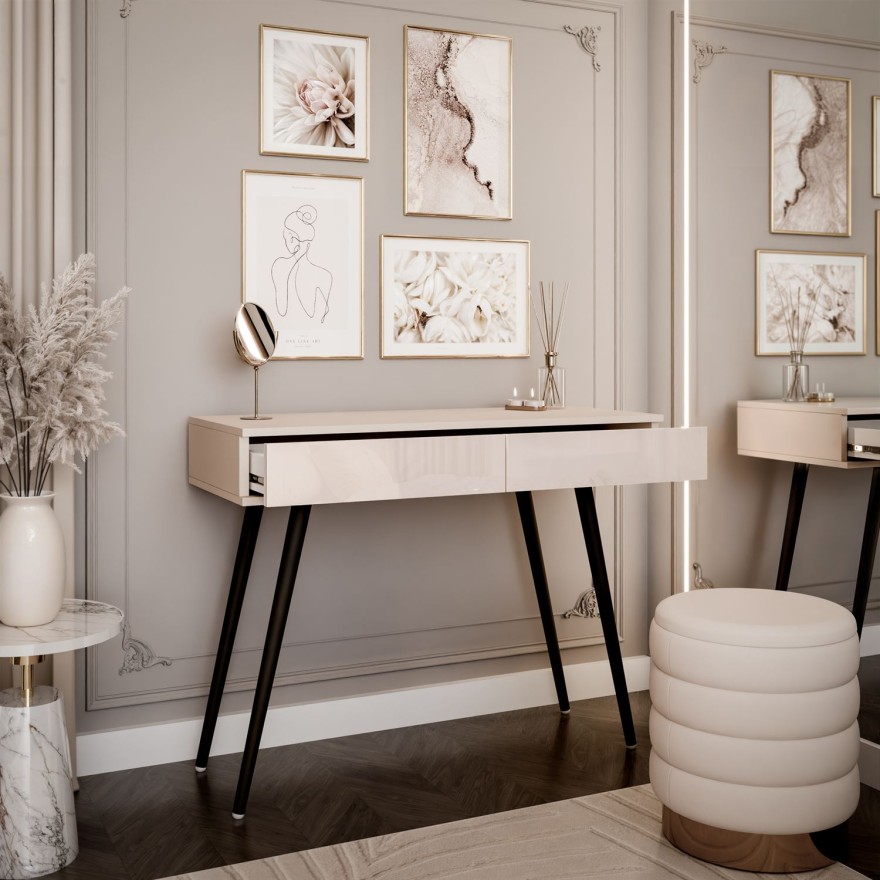 Konsola SIENNA KASZMIR na skośnych nóżkach